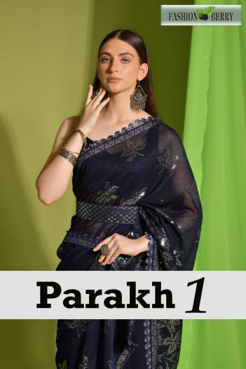 PARAKH VOL-1 BY FASHION BERRY DESIGNER SAREE WHOLESALER IN INDIA